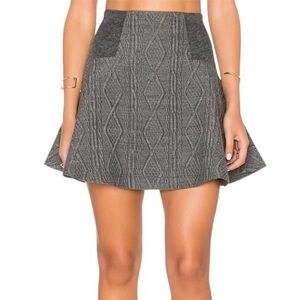 Alice & Olivia sweater mini skirt